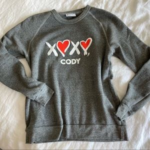 Peloton XOXO CODY sweatshirt, NEW